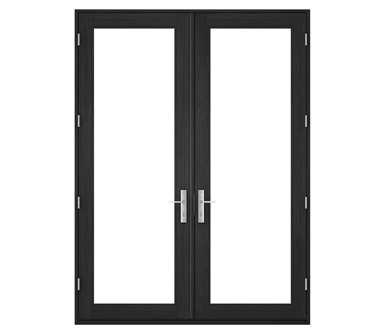 Pella Reserve Contemporary Wood Hinged Patio Door in Fargo